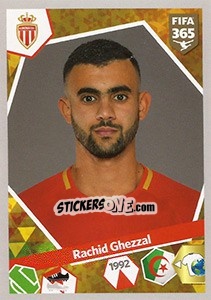 Figurina Rachid Ghezzal - FIFA 365: 2017-2018 - Panini