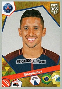Sticker Marquinhos - FIFA 365: 2017-2018 n. 236 - Panini