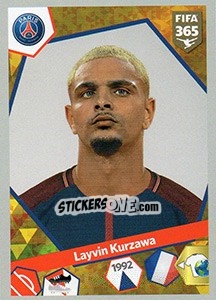Sticker Layvin Kurzawa - FIFA 365: 2017-2018 - Panini