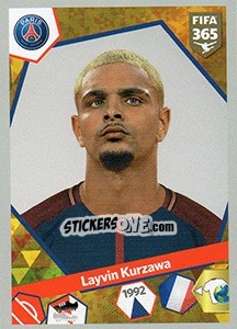 Sticker Layvin Kurzawa - FIFA 365: 2017-2018 n. 239 - Panini