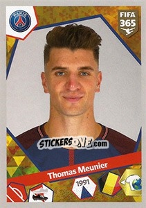 Sticker Thomas Meunier - FIFA 365: 2017-2018 n. 240 - Panini