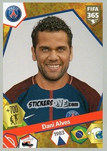 Sticker Dani Alves - FIFA 365: 2017-2018 n. 241 - Panini