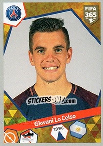 Sticker Giovani Lo Celso - FIFA 365: 2017-2018 - Panini