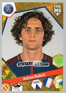 Cromo Adrien Rabiot - FIFA 365: 2017-2018 - Panini