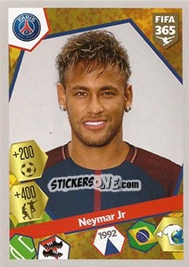 Sticker Neymar Jr - FIFA 365: 2017-2018 n. 251 - Panini