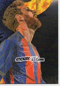 Sticker Messi (4) - FIFA 365: 2017-2018 n. 7 - Panini