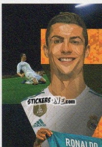 Sticker Cristiano Ronaldo (1) - FIFA 365: 2017-2018 n. 8 - Panini