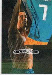 Sticker Cristiano Ronaldo (3) - FIFA 365: 2017-2018 n. 10 - Panini
