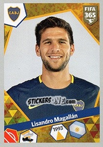Sticker Lisandro Magallán - FIFA 365: 2017-2018 - Panini