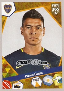 Sticker Paolo Goltz - FIFA 365: 2017-2018 n. 31 - Panini