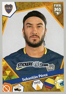 Sticker Sebastián Pérez - FIFA 365: 2017-2018 n. 35 - Panini