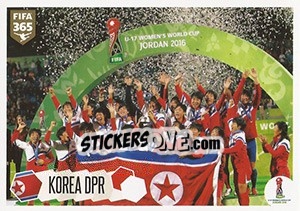 Sticker Cup Raising - FIFA 365: 2017-2018 - Panini