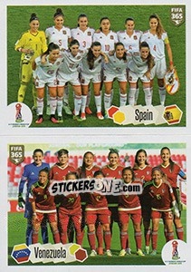 Sticker Spain / Venezuela - FIFA 365: 2017-2018 n. 257 - Panini