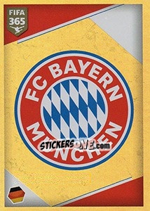 Sticker FC Bayern München - Logo - FIFA 365: 2017-2018 n. 264 - Panini