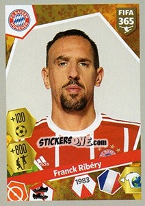 Sticker Franck Ribéry - FIFA 365: 2017-2018 n. 277 - Panini
