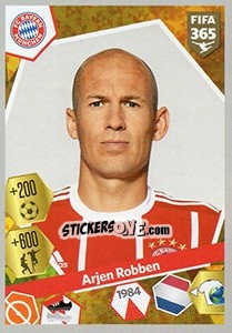 Sticker Arjen Robben - FIFA 365: 2017-2018 - Panini