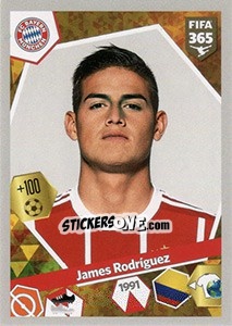 Sticker James Rodríguez - FIFA 365: 2017-2018 n. 279 - Panini