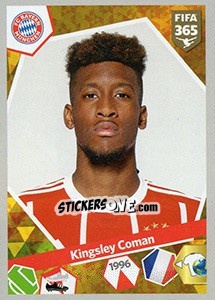 Sticker Kingsley Coman - FIFA 365: 2017-2018 - Panini