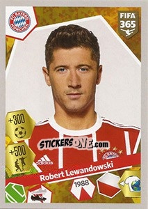 Sticker Robert Lewandowski - FIFA 365: 2017-2018 n. 282 - Panini