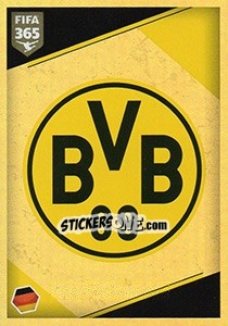 Sticker Borussia Dortmund - Logo - FIFA 365: 2017-2018 - Panini