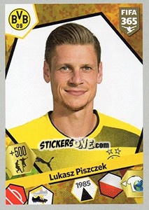 Sticker Lukasz Piszczek - FIFA 365: 2017-2018 - Panini