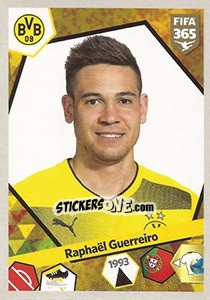 Sticker Raphaël Guerreiro - FIFA 365: 2017-2018 n. 289 - Panini