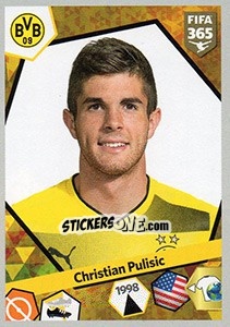 Sticker Christian Pulisic - FIFA 365: 2017-2018 - Panini