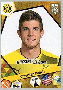 Sticker Christian Pulisic - FIFA 365: 2017-2018 n. 292 - Panini