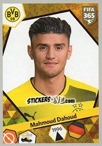 Sticker Mahmoud Dahoud - FIFA 365: 2017-2018 n. 295 - Panini