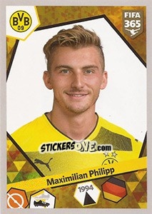 Sticker Maximilian Philipp - FIFA 365: 2017-2018 n. 298 - Panini