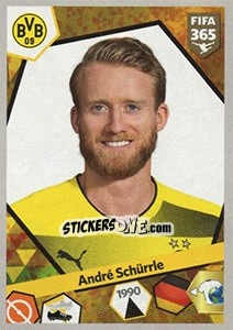 Sticker André Schürrle - FIFA 365: 2017-2018 - Panini