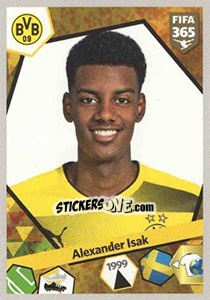 Sticker Alexander Isak - FIFA 365: 2017-2018 - Panini