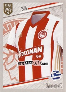 Sticker Olympiacos FC - Shirt - FIFA 365: 2017-2018 - Panini