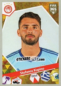 Cromo Stefanos Kapino - FIFA 365: 2017-2018 - Panini