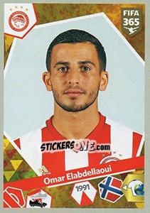 Sticker Omar Elabdellaoui - FIFA 365: 2017-2018 - Panini