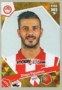 Sticker Diogo Figueiras - FIFA 365: 2017-2018 - Panini