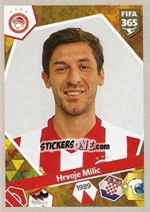 Sticker Hrvoje Milic - FIFA 365: 2017-2018 n. 311 - Panini