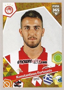 Sticker Kostas Fortounis - FIFA 365: 2017-2018 n. 315 - Panini