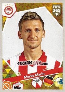 Cromo Marko Marin - FIFA 365: 2017-2018 n. 316 - Panini