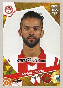 Figurina Mehdi Carcela-González - FIFA 365: 2017-2018 n. 318 - Panini