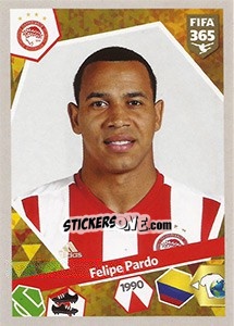 Sticker Felipe Pardo - FIFA 365: 2017-2018 n. 319 - Panini