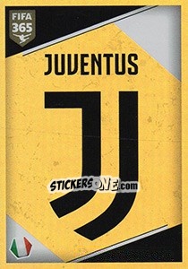 Sticker Juventus - Logo - FIFA 365: 2017-2018 n. 324 - Panini