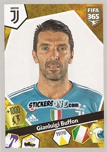 Sticker Gianluigi Buffon - FIFA 365: 2017-2018 n. 325 - Panini