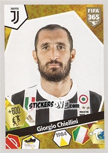 Sticker Giorgio Chiellini - FIFA 365: 2017-2018 - Panini