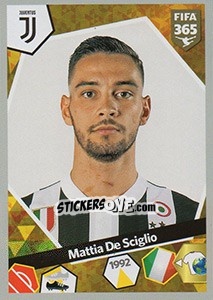 Sticker Mattia De Sciglio - FIFA 365: 2017-2018 n. 332 - Panini