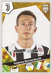 Sticker Federico Bernardeschi - FIFA 365: 2017-2018 n. 337 - Panini