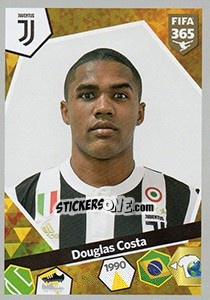 Sticker Douglas Costa - FIFA 365: 2017-2018 n. 338 - Panini
