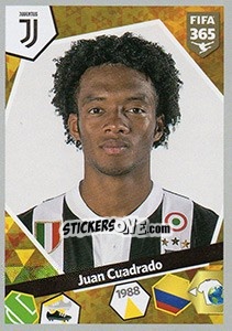 Sticker Juan Cuadrado - FIFA 365: 2017-2018 n. 339 - Panini