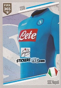 Cromo SSC Napoli - Shirt - FIFA 365: 2017-2018 n. 343 - Panini