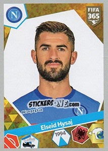 Sticker Elseid Hysaj - FIFA 365: 2017-2018 n. 346 - Panini